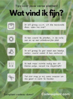 Tips voor planten.
